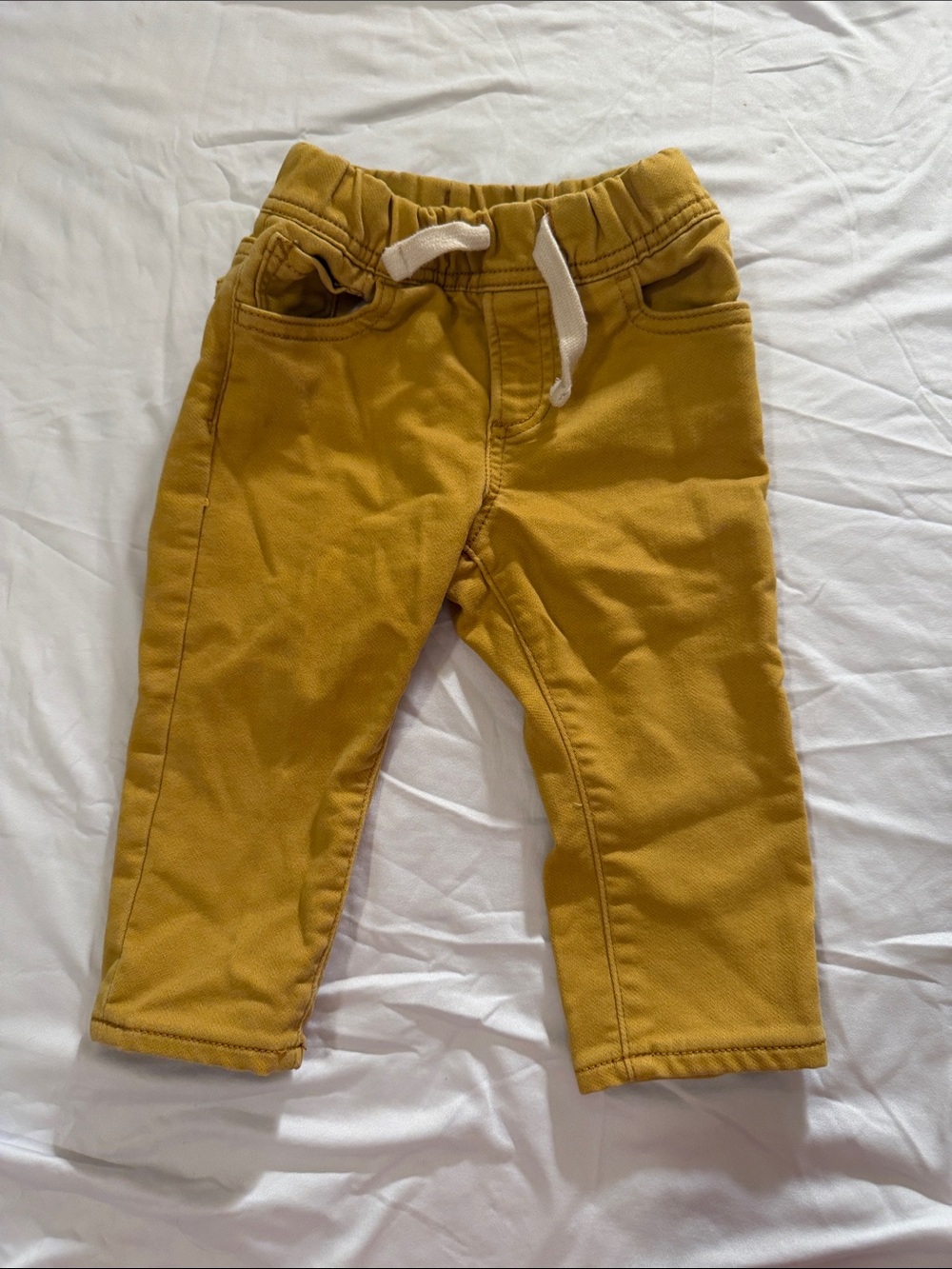 GAP Mustard Knit Pull-On Jeans for Kids